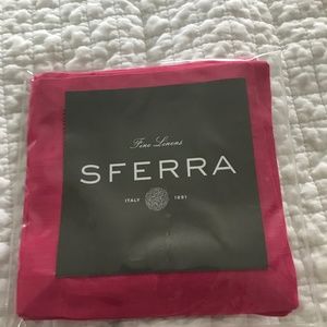 New Sferra raspberry cocktail napkins